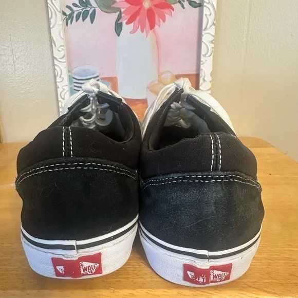 VANS Mens Old Skool 'Black White' sneakers size 14 men - Picture 4 of 6